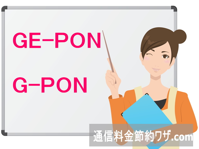 GE-PONとG-PON