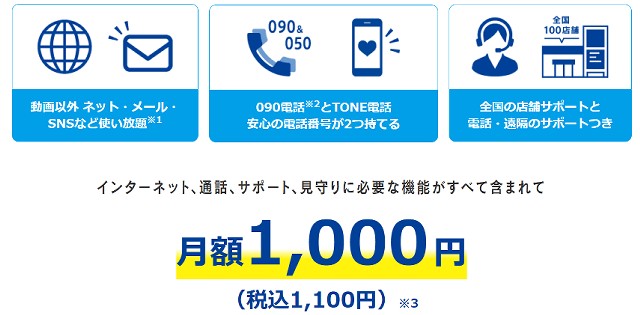 TONE mobileの評判口コミ・音声通話付き容量無制限で初心者向け格安SIM